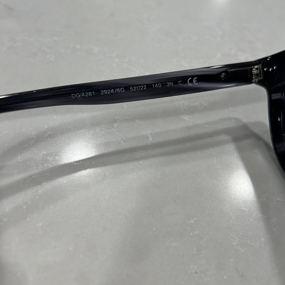 NWOT [Dolce & Gabbana] Men’s Sunglasses Anthracite/Grey BLK 2924/6G w/ Case - Picture 7 of 8